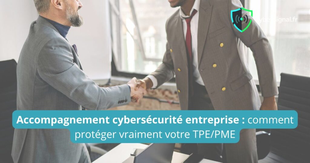 accompagnement cybersécurité entreprise - consultant et dirigeant PME